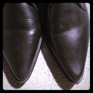 Close up on boots